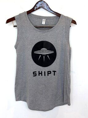Shipt Shopper Tank Top Sleeveless T Shirt Unisex Size XL Uniform Gray Workwear